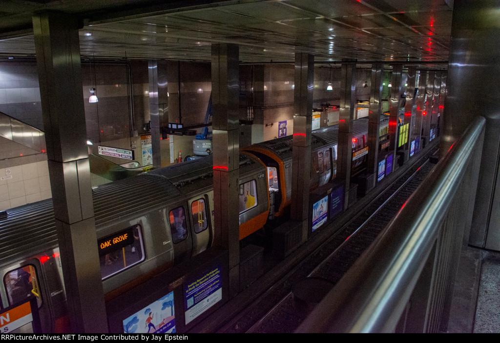 New Orange Line train at North Station